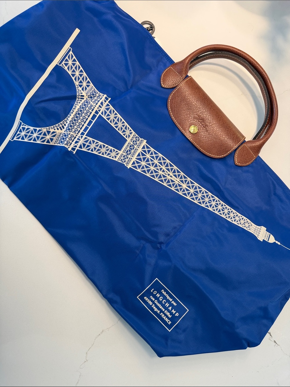 Longchamp Le Pliage édition limitée “Tour Effel” Sac de voyage L